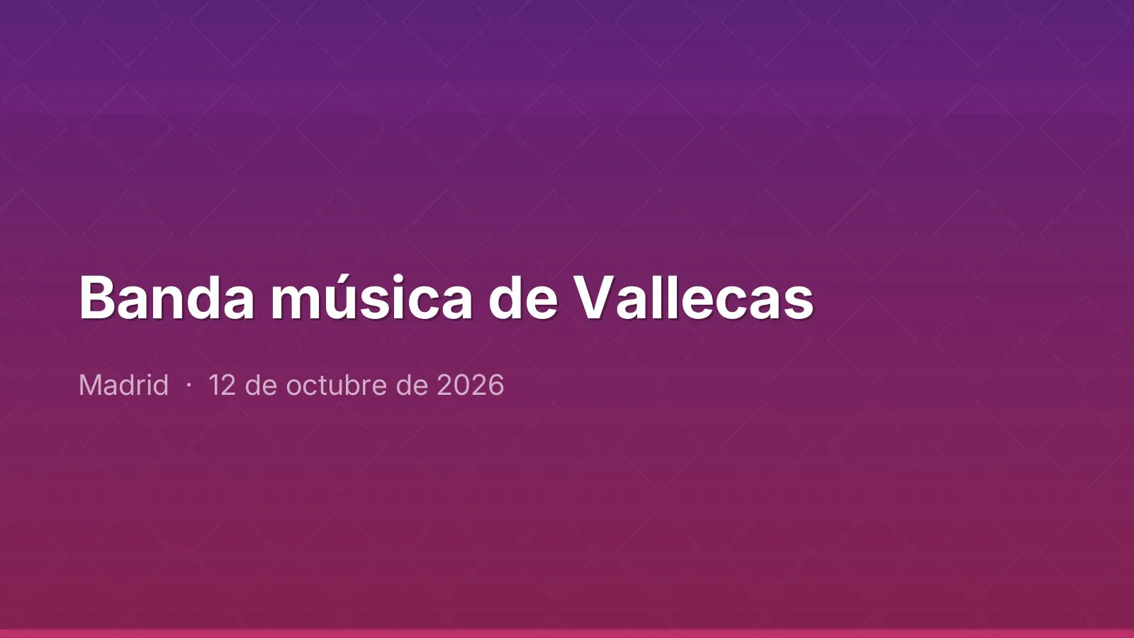 Banda música de Vallecas
