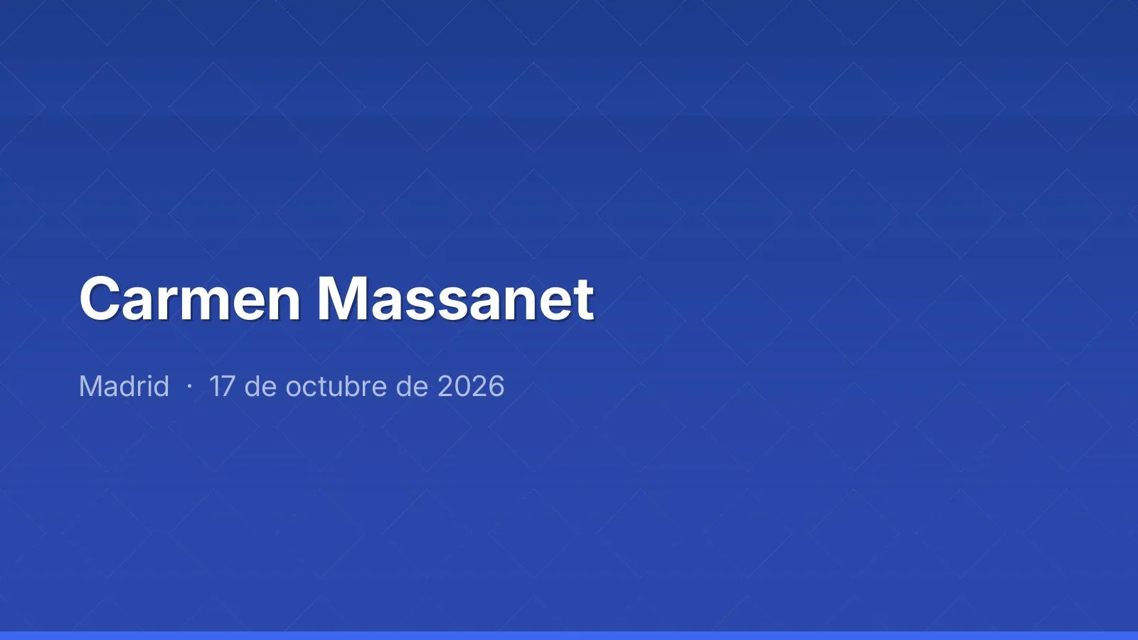 Carmen Massanet
