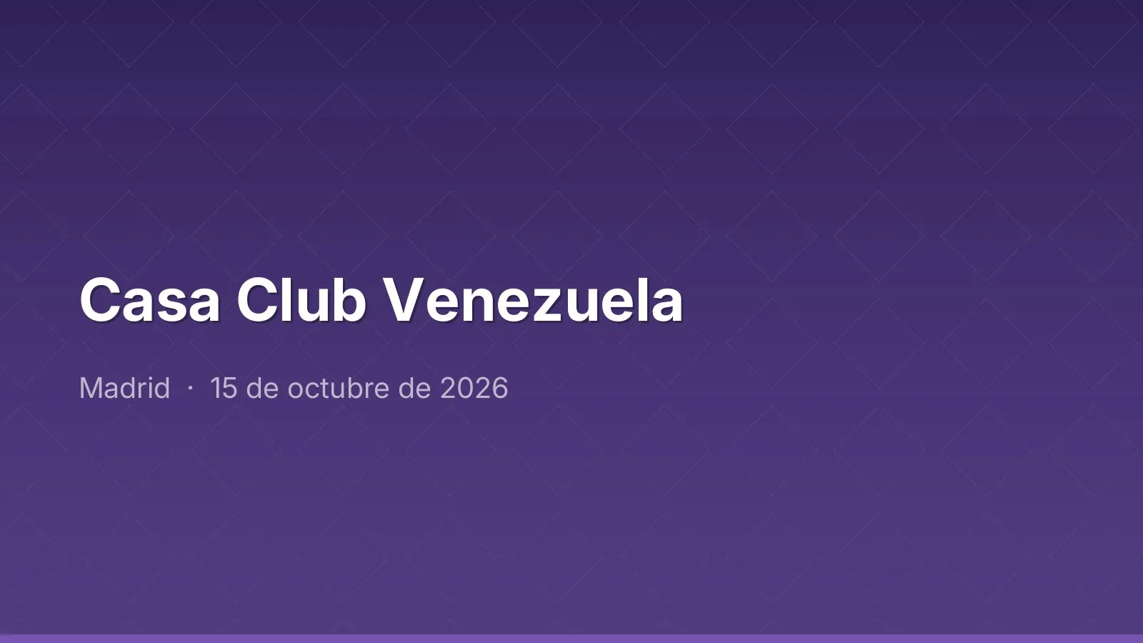 Casa Club Venezuela