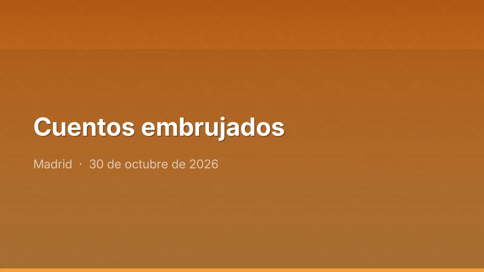 Cuentos embrujados