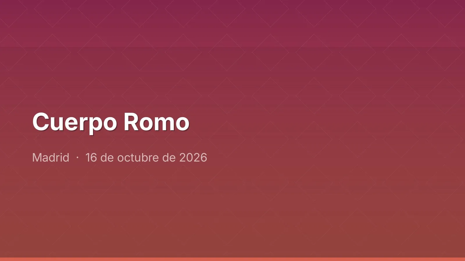 Cuerpo Romo
