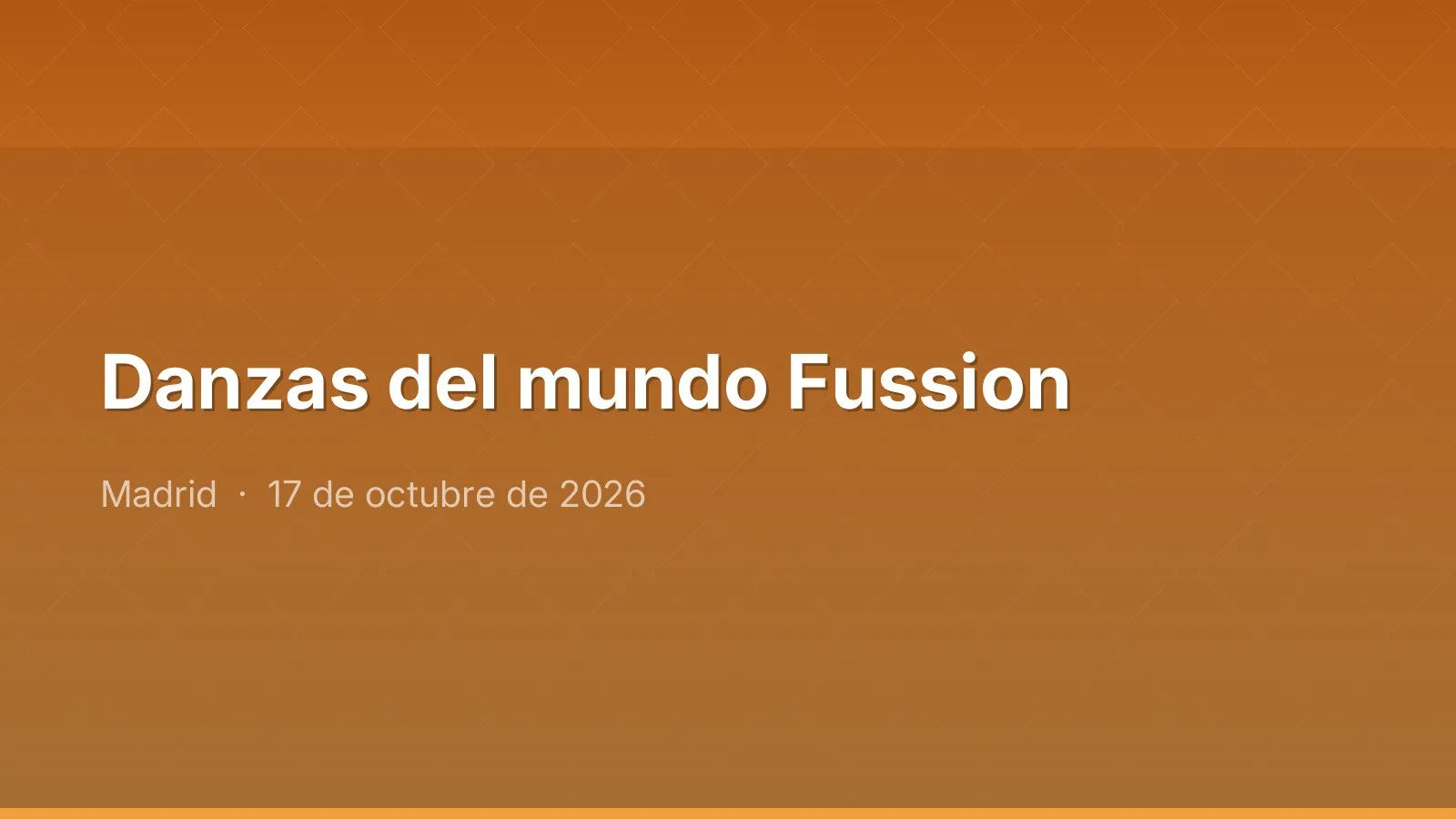 رقصات العالم Fussion