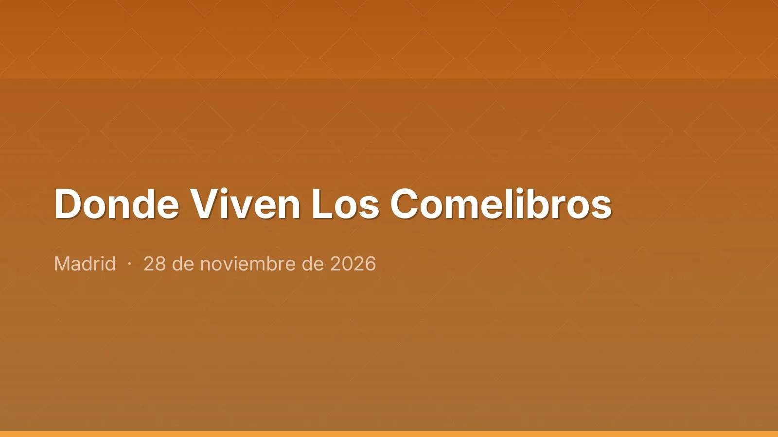 Donde Viven Los Comelibros