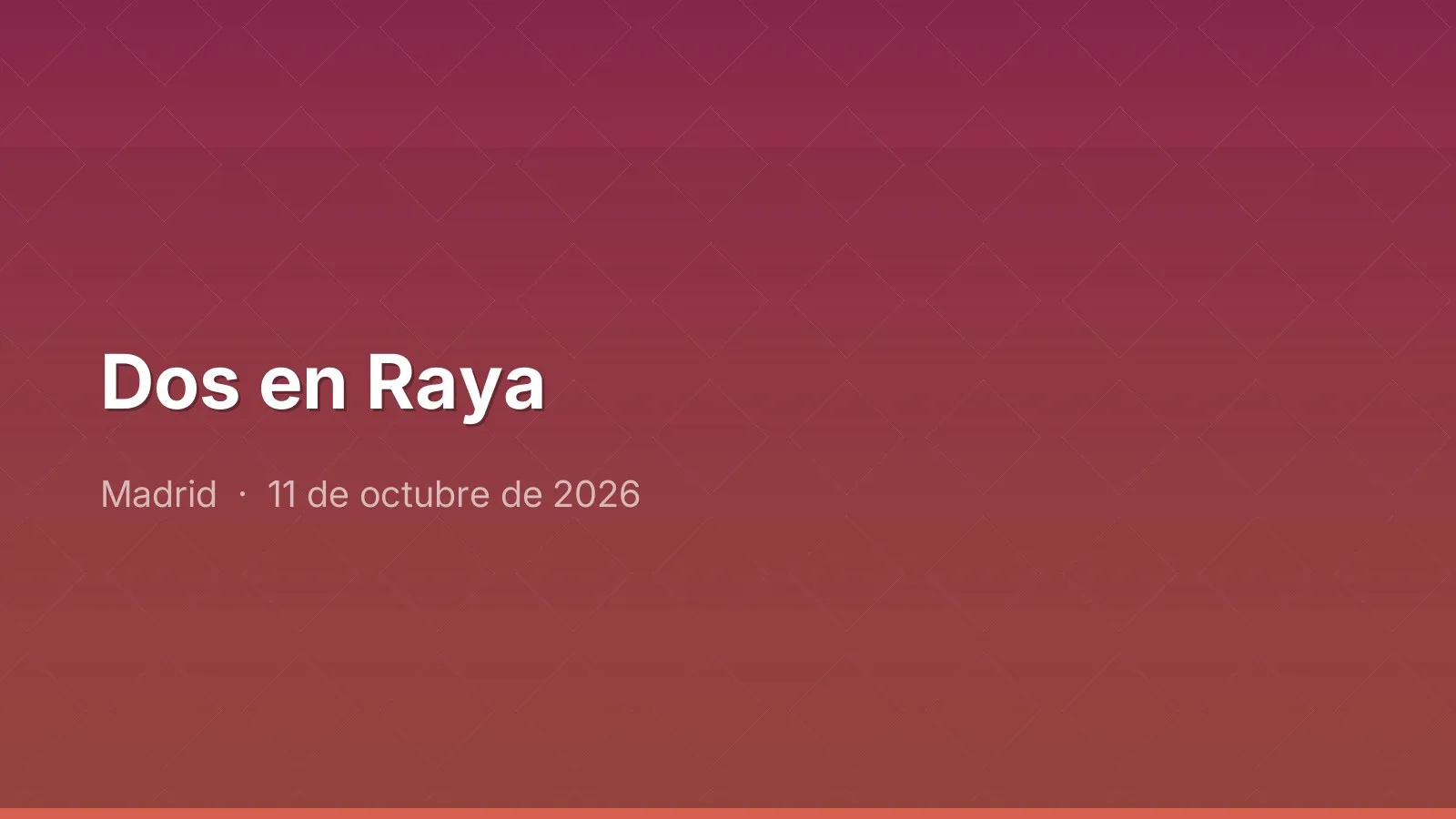 Dos en Raya