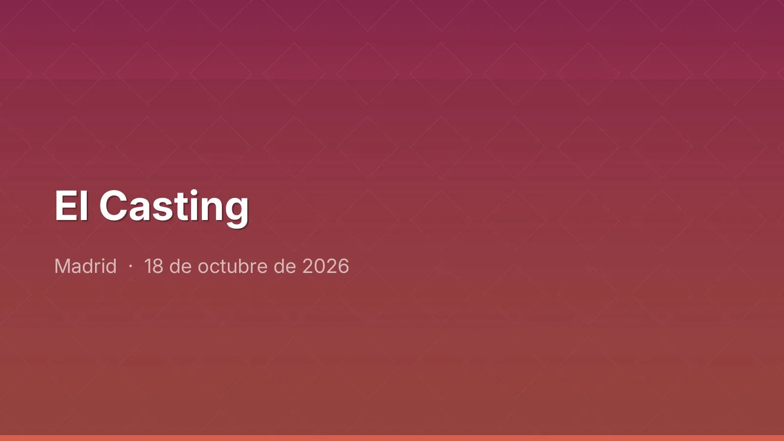 El Casting