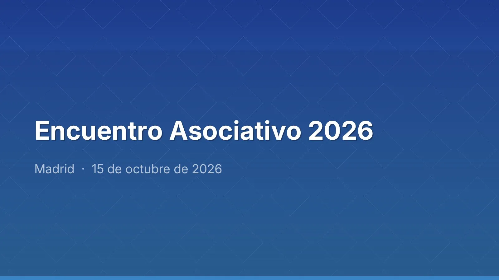 Encuentro Asociativo 2026