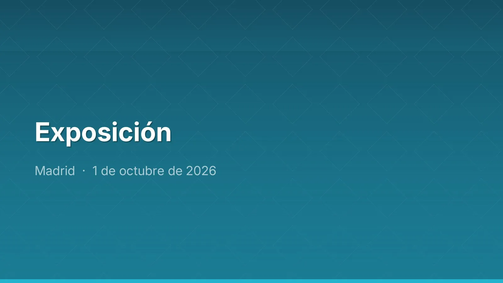 Exposición
