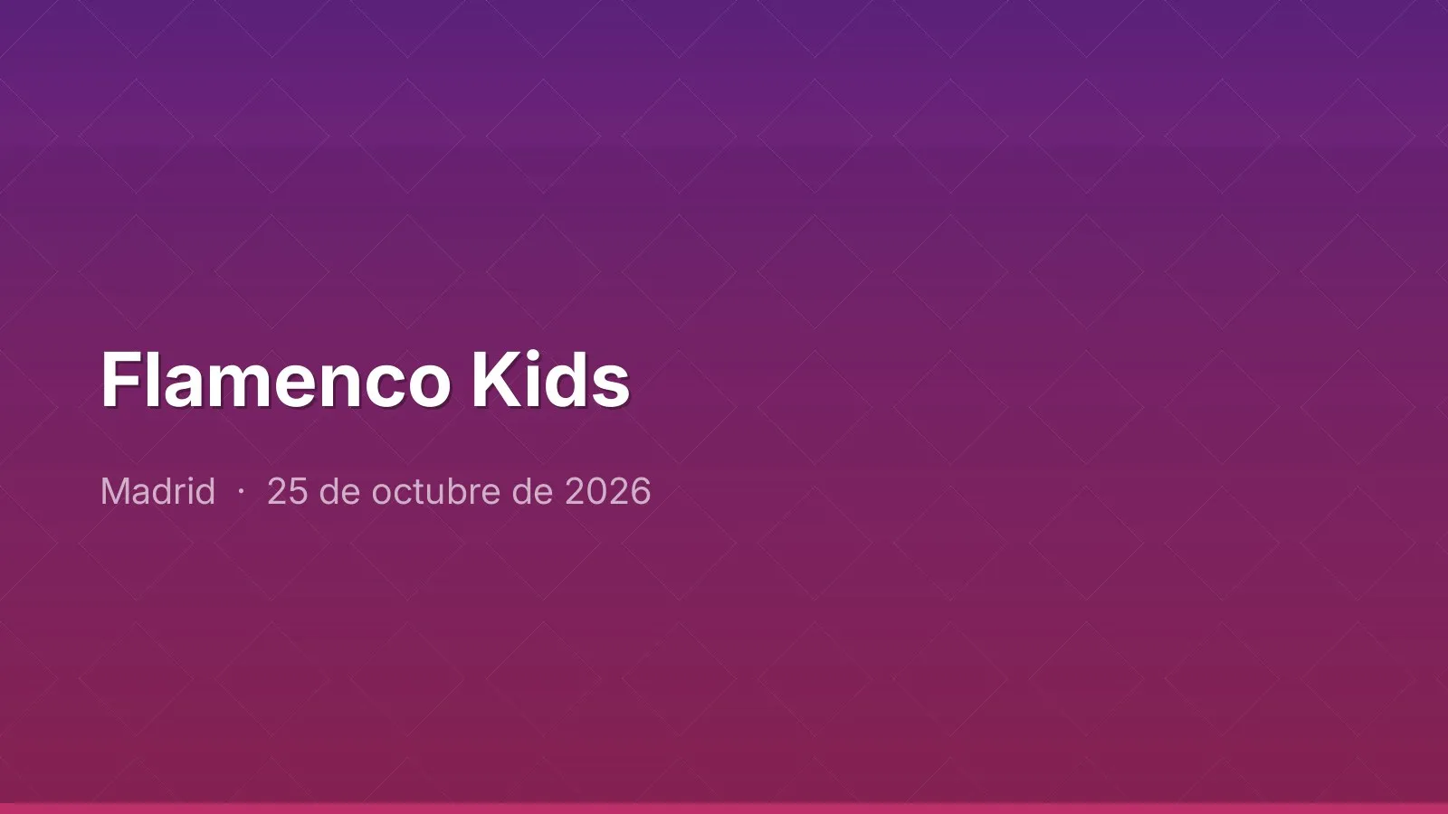 Flamenco Kids