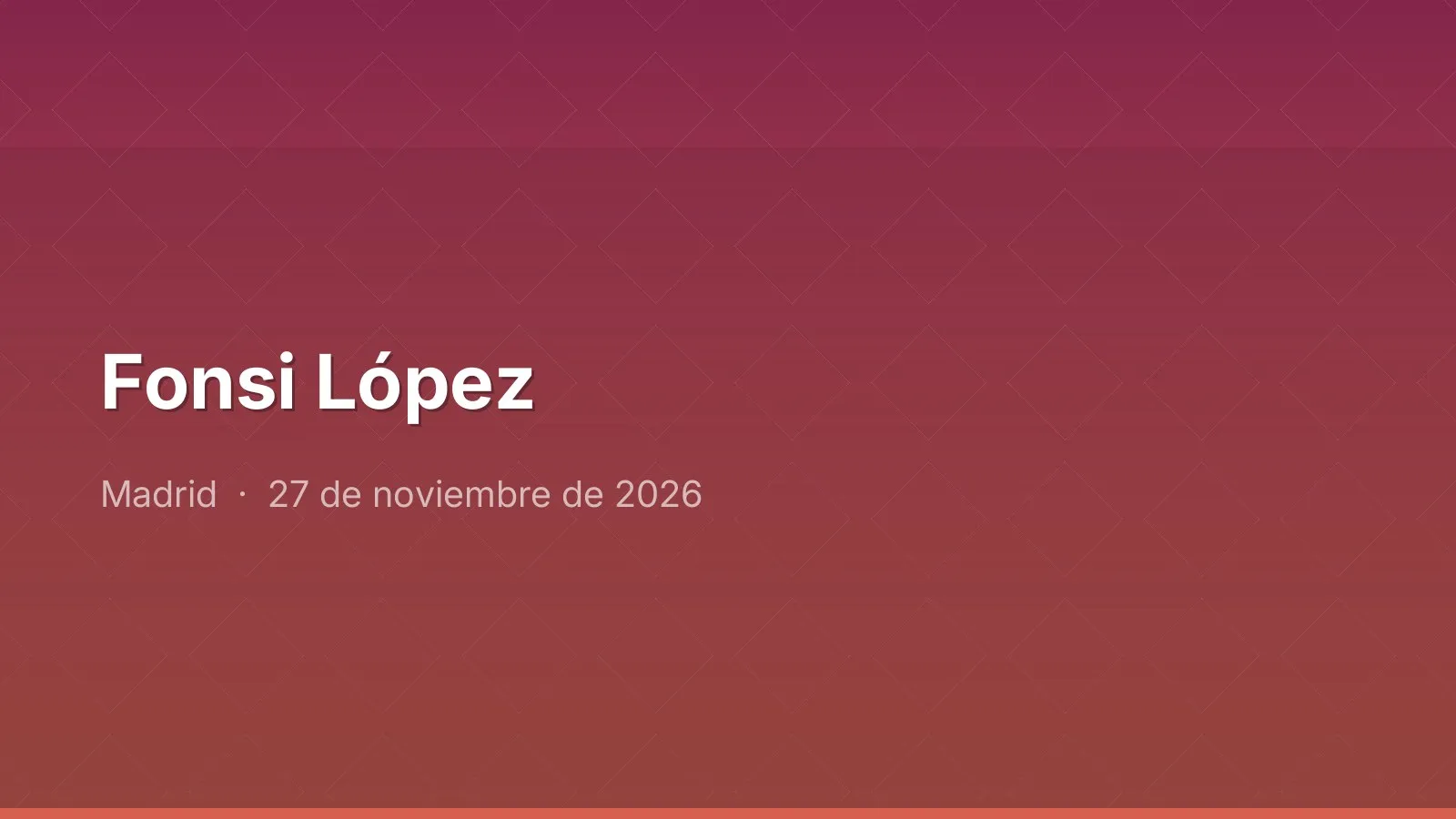 Fonsi López