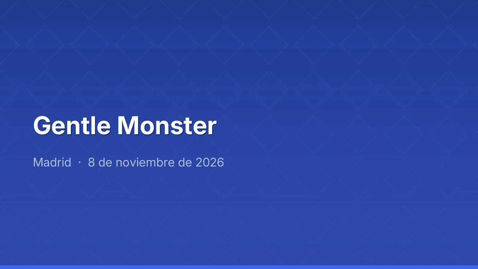 Gentle Monster