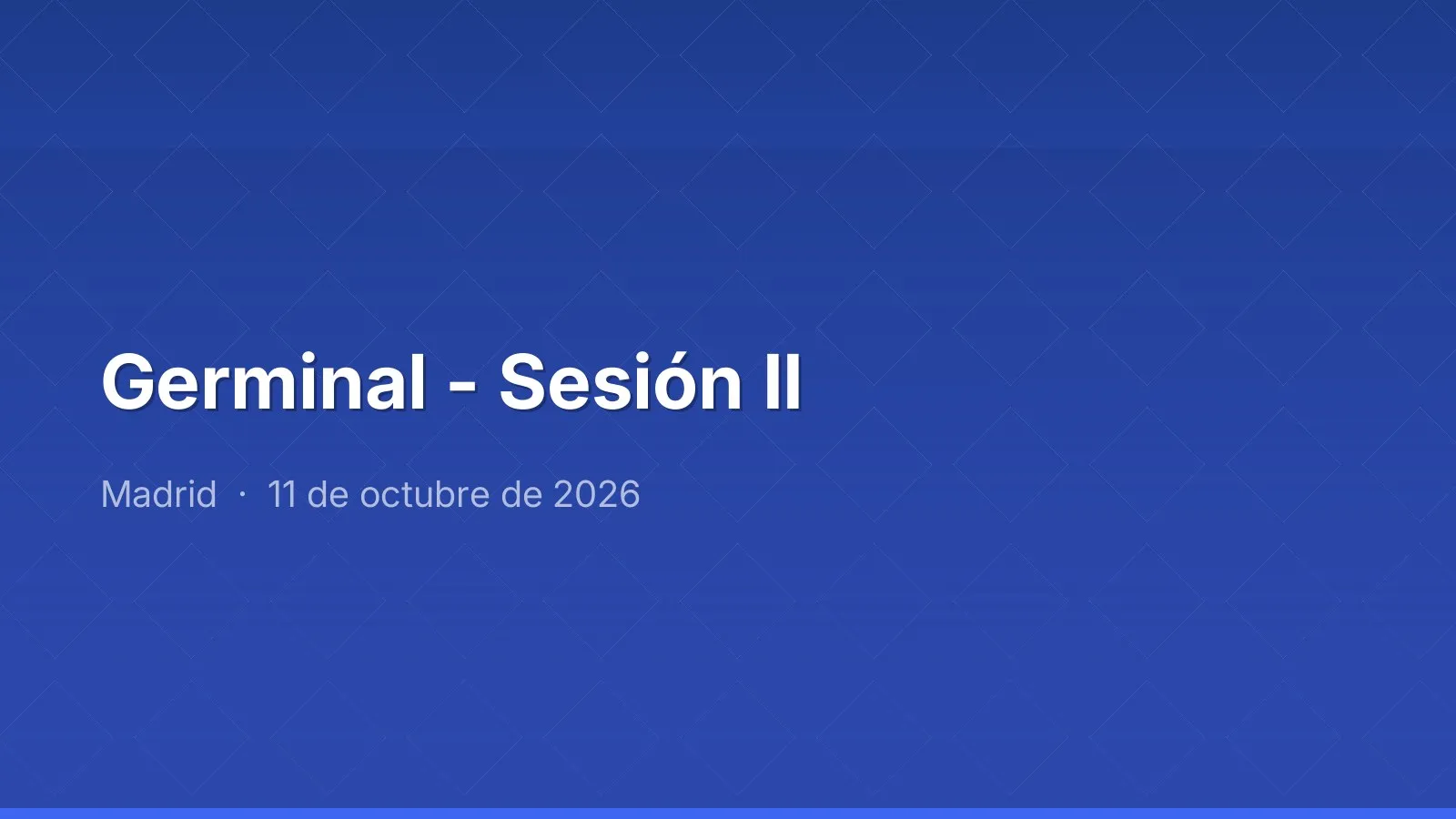 Germinal - Session II