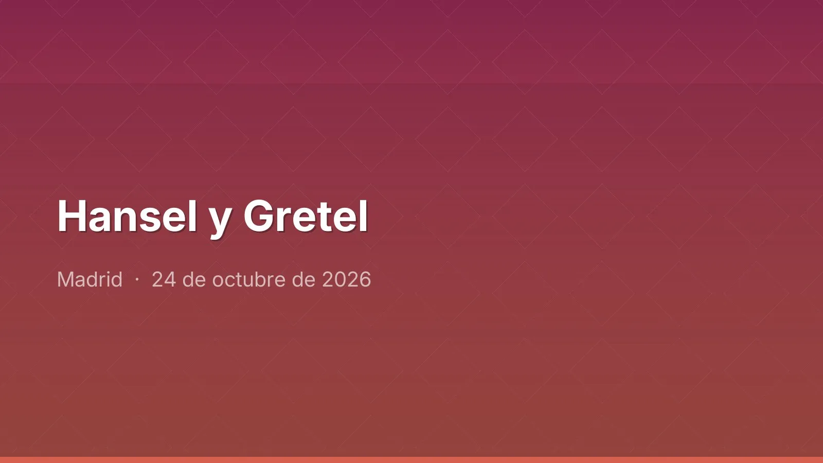 Hansel y Gretel