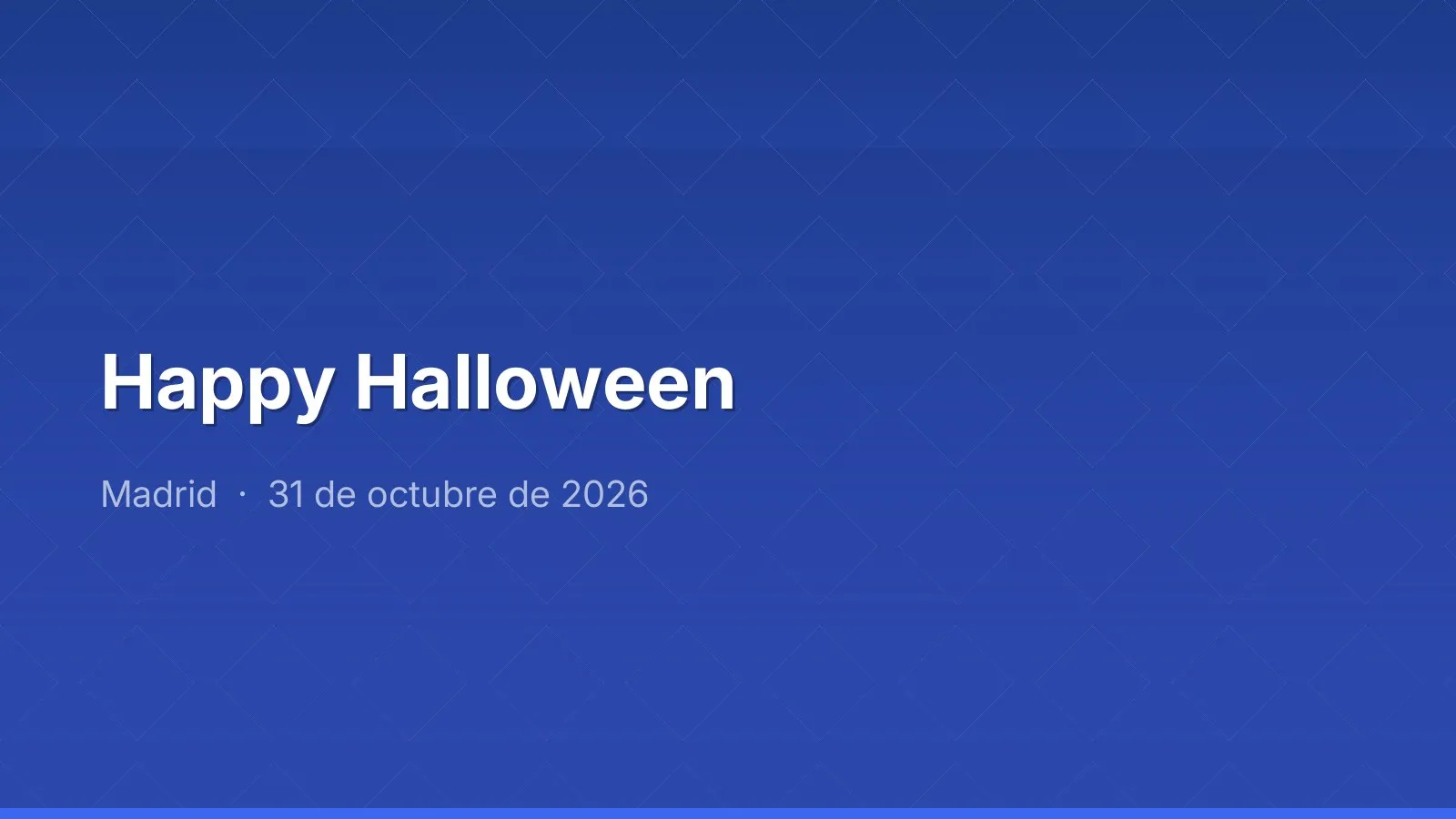 Happy Halloween
