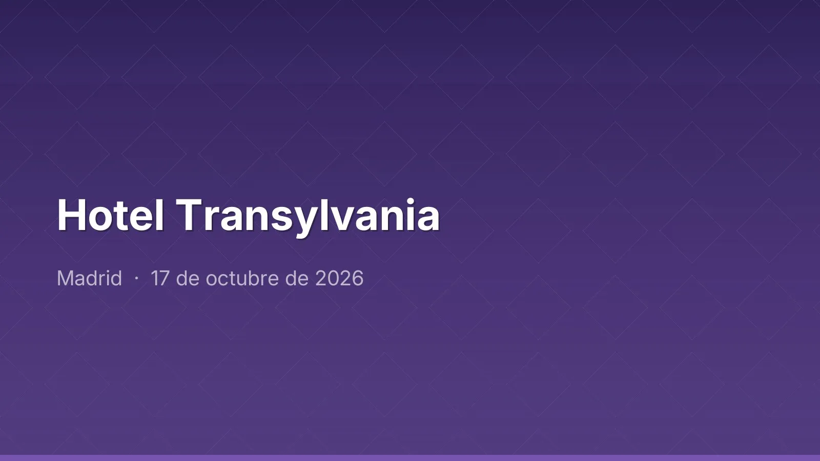 Hotel Transylvania