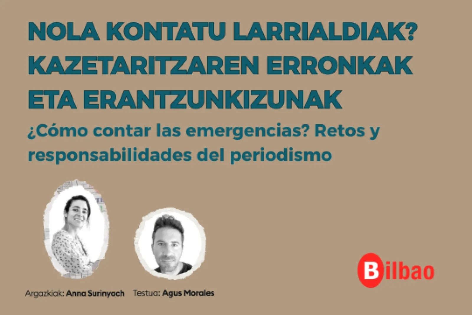 "¿Cómo contar las emergencias? Retos y responsabilidades del periodismo"