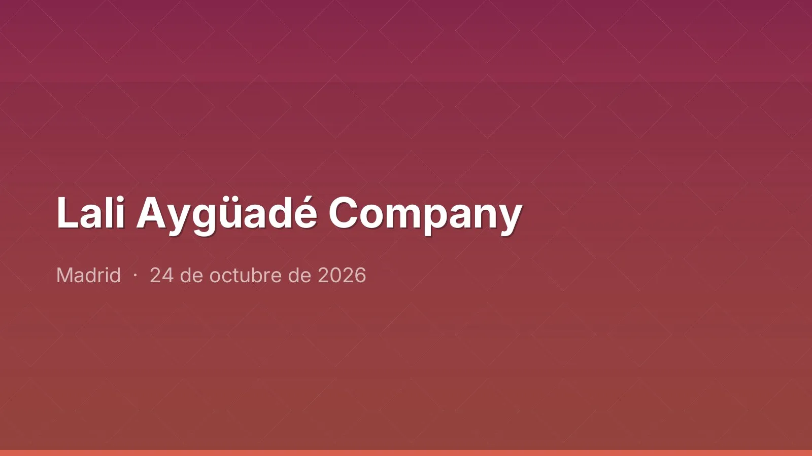Lali Aygüadé Company
