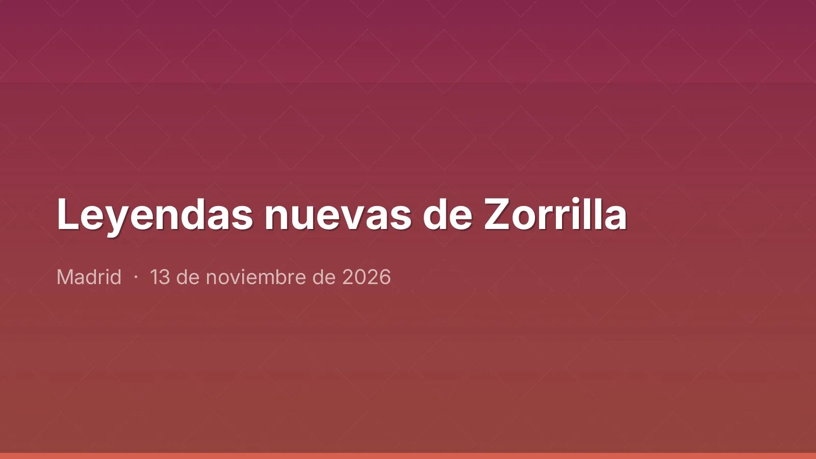 Leyendas nuevas de Zorrilla