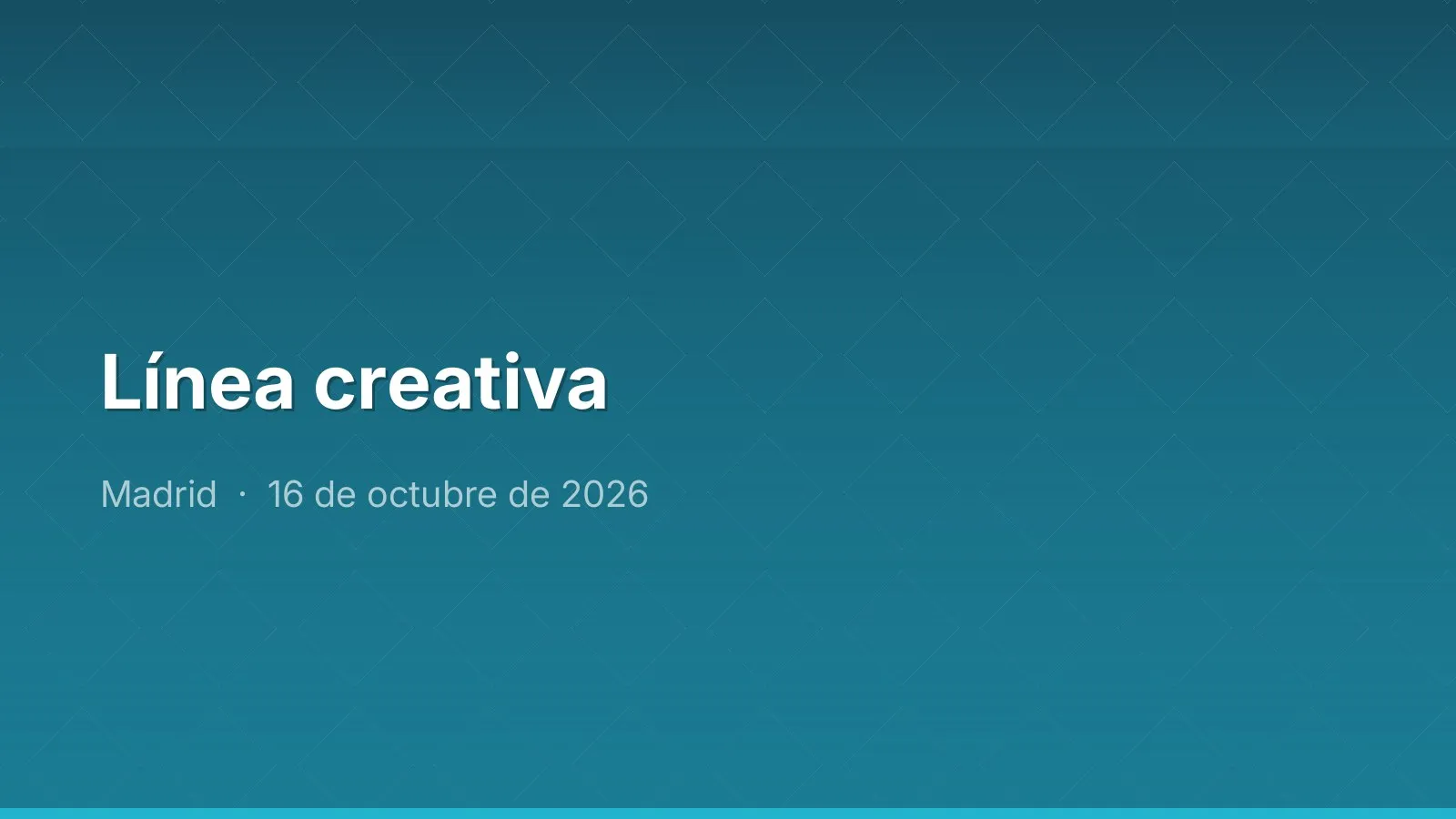 Línea creativa