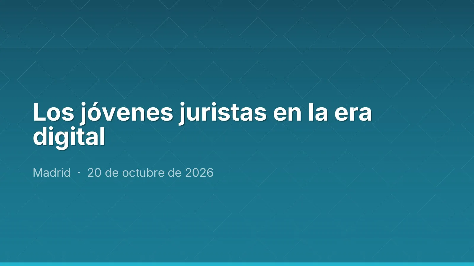 Los jóvenes juristas en la era digital