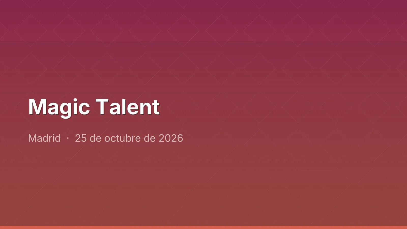 Magic Talent