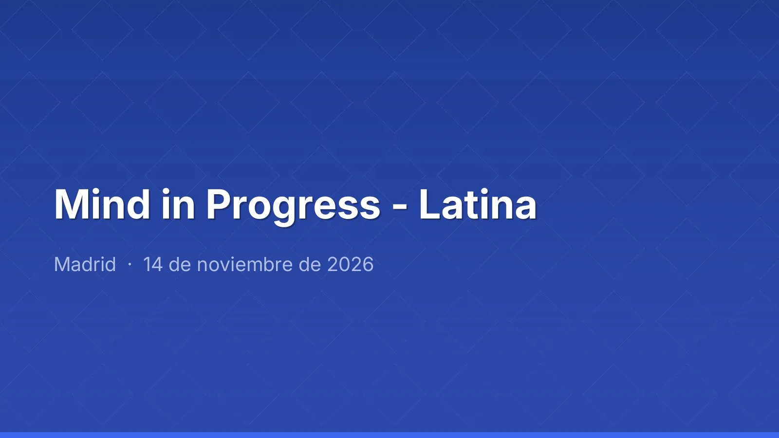 Mind in Progress - Latina
