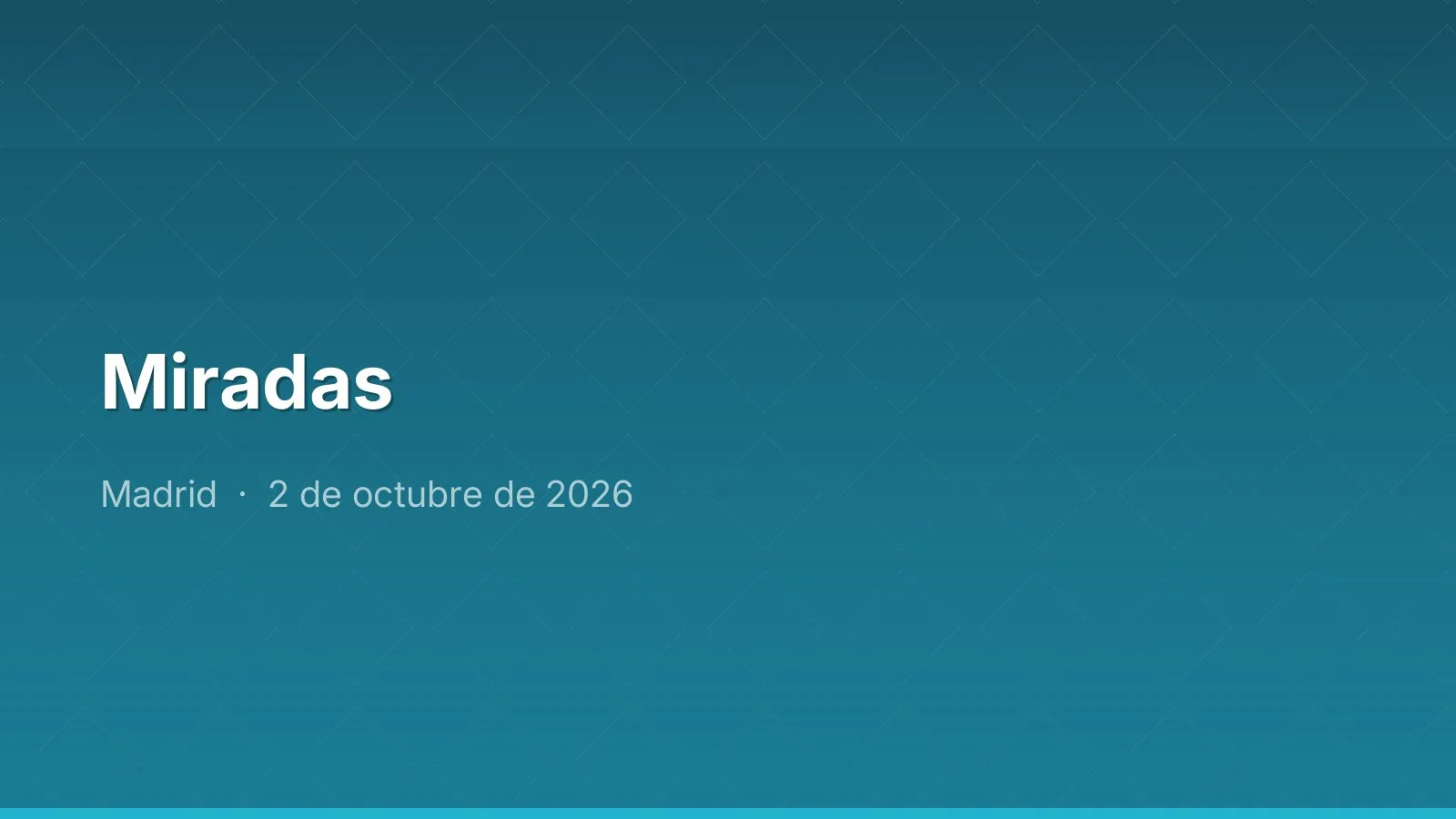 Miradas