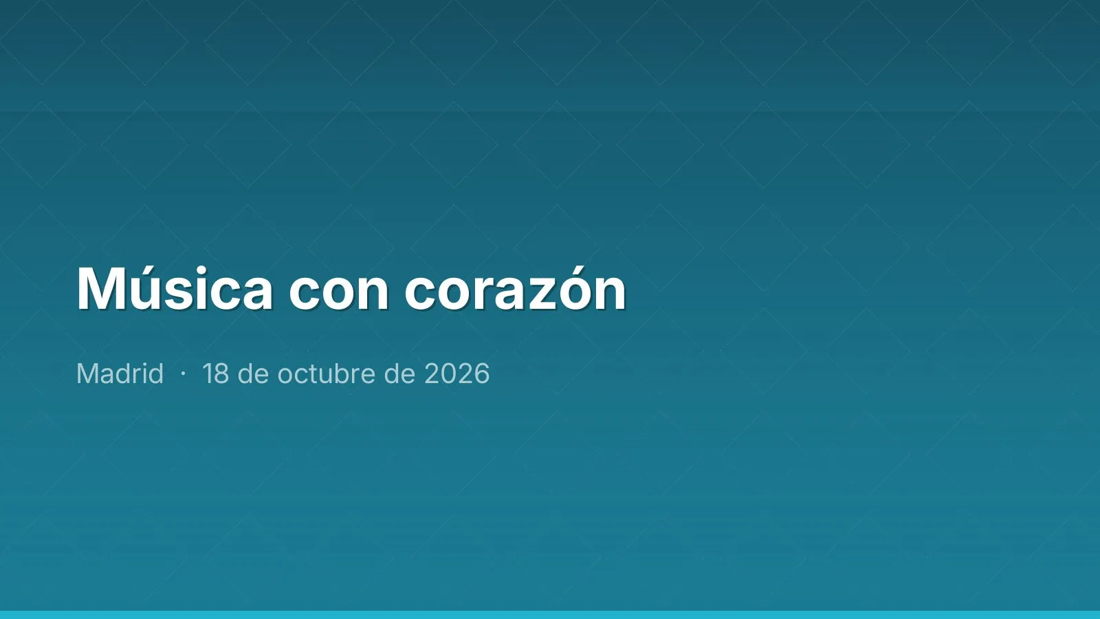 Música con corazón