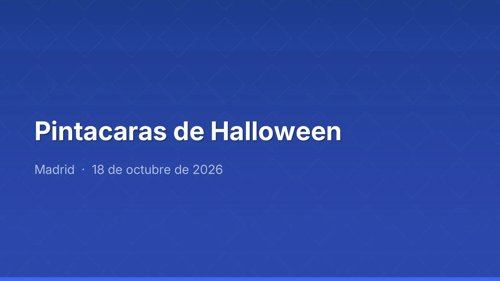 Pintacaras de Halloween