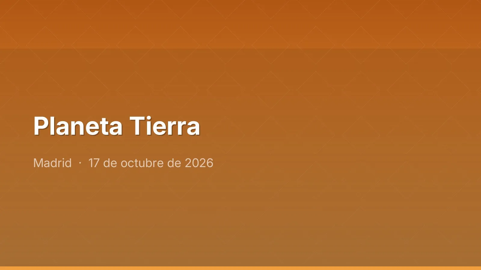 Planeta Tierra