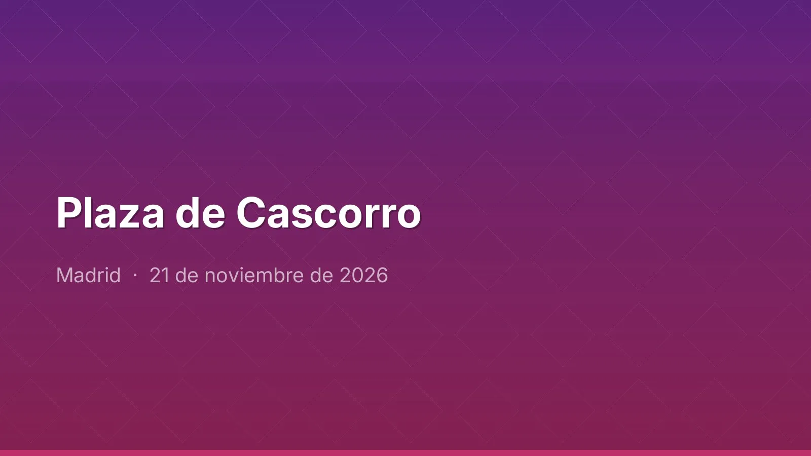 Plaza de Cascorro
