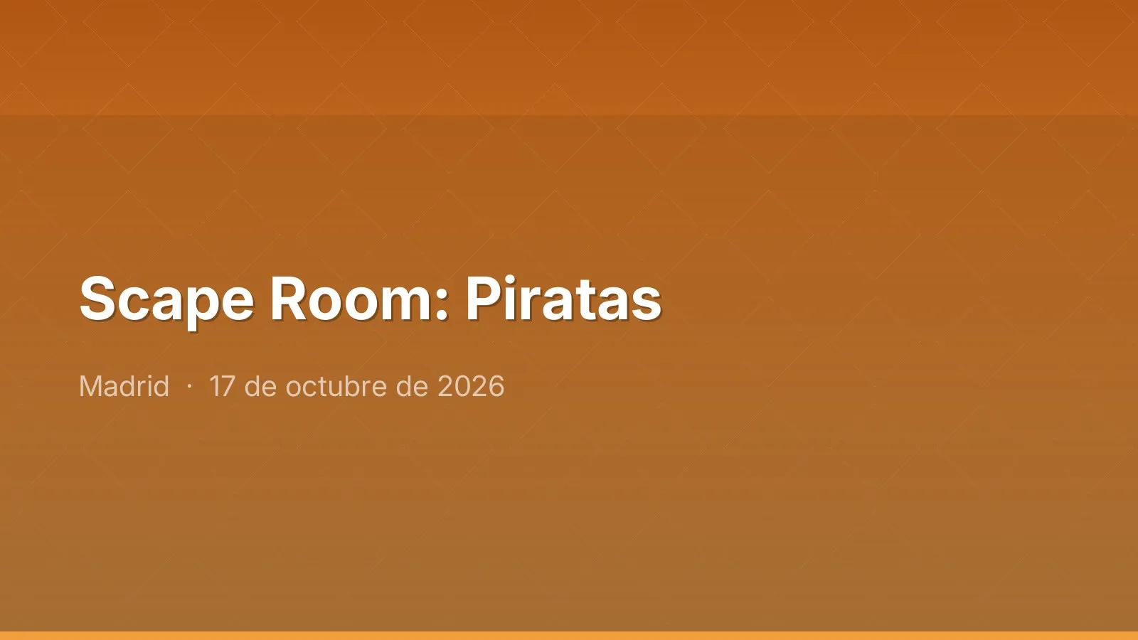 Scape Room: Piratas