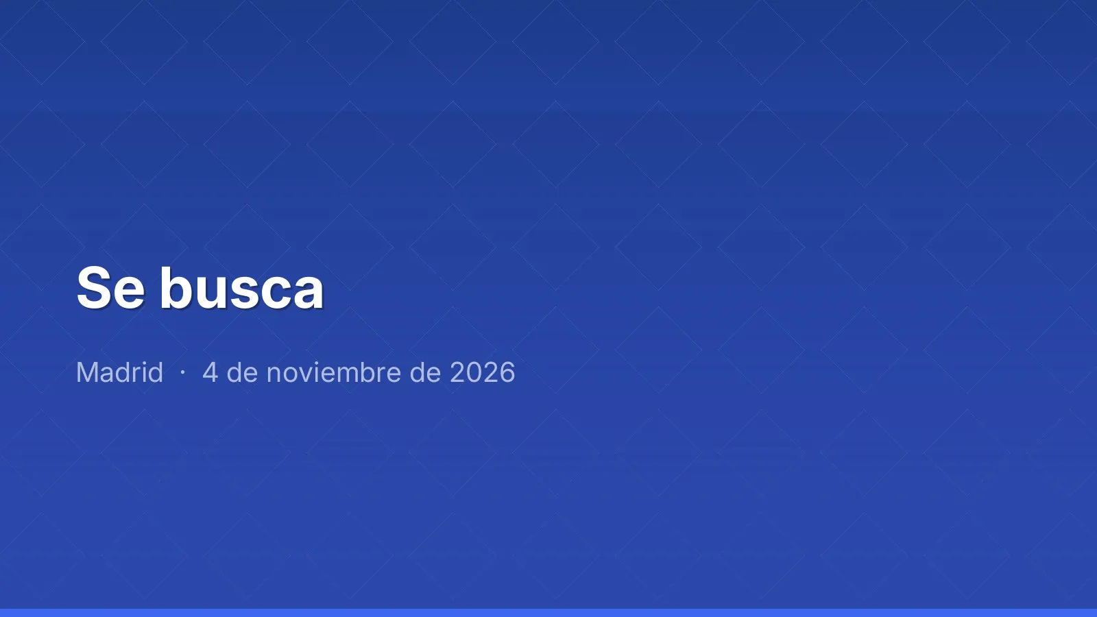 Se busca