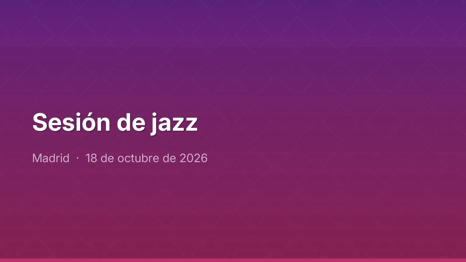 Jazz session