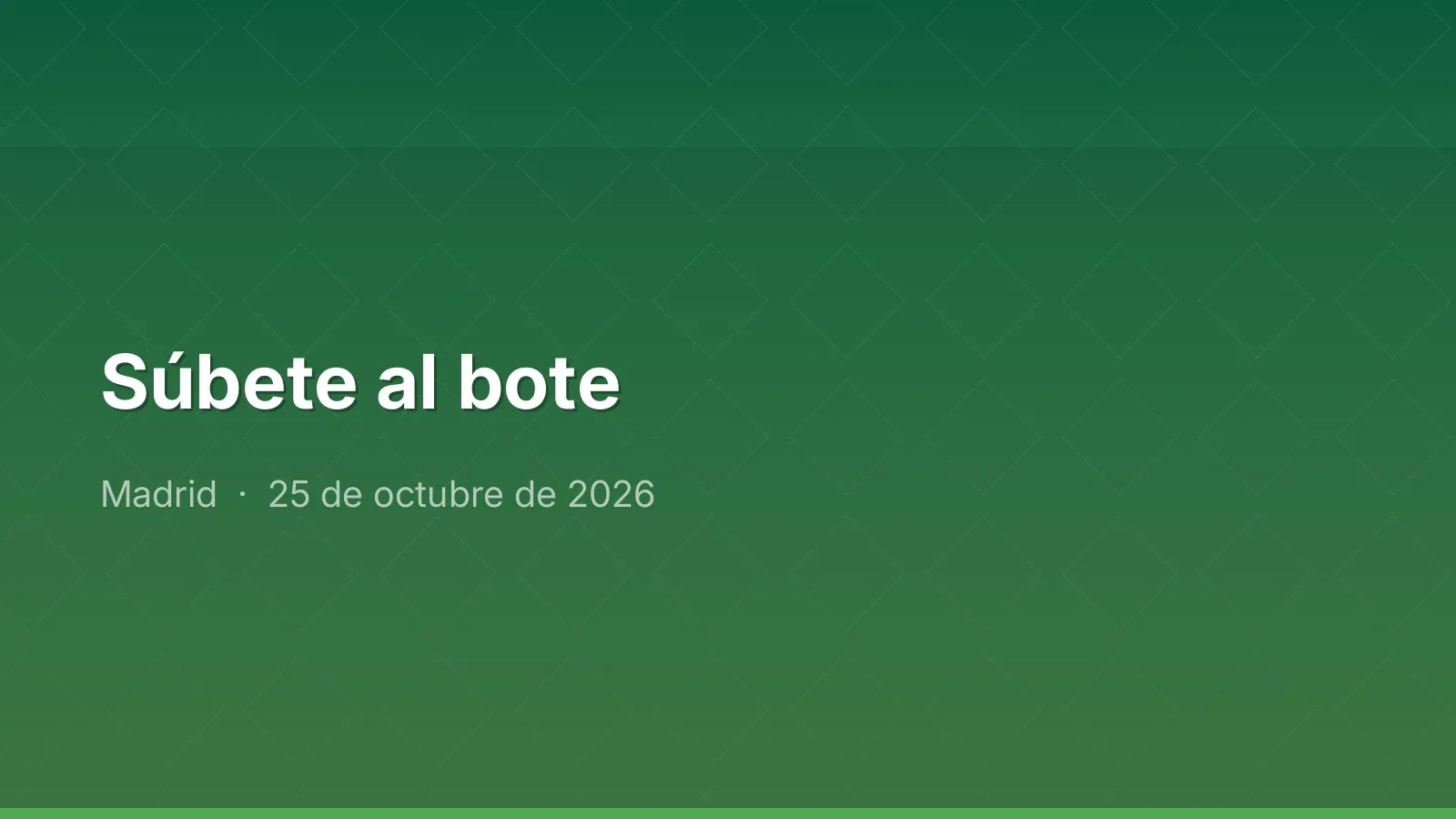 Súbete al bote