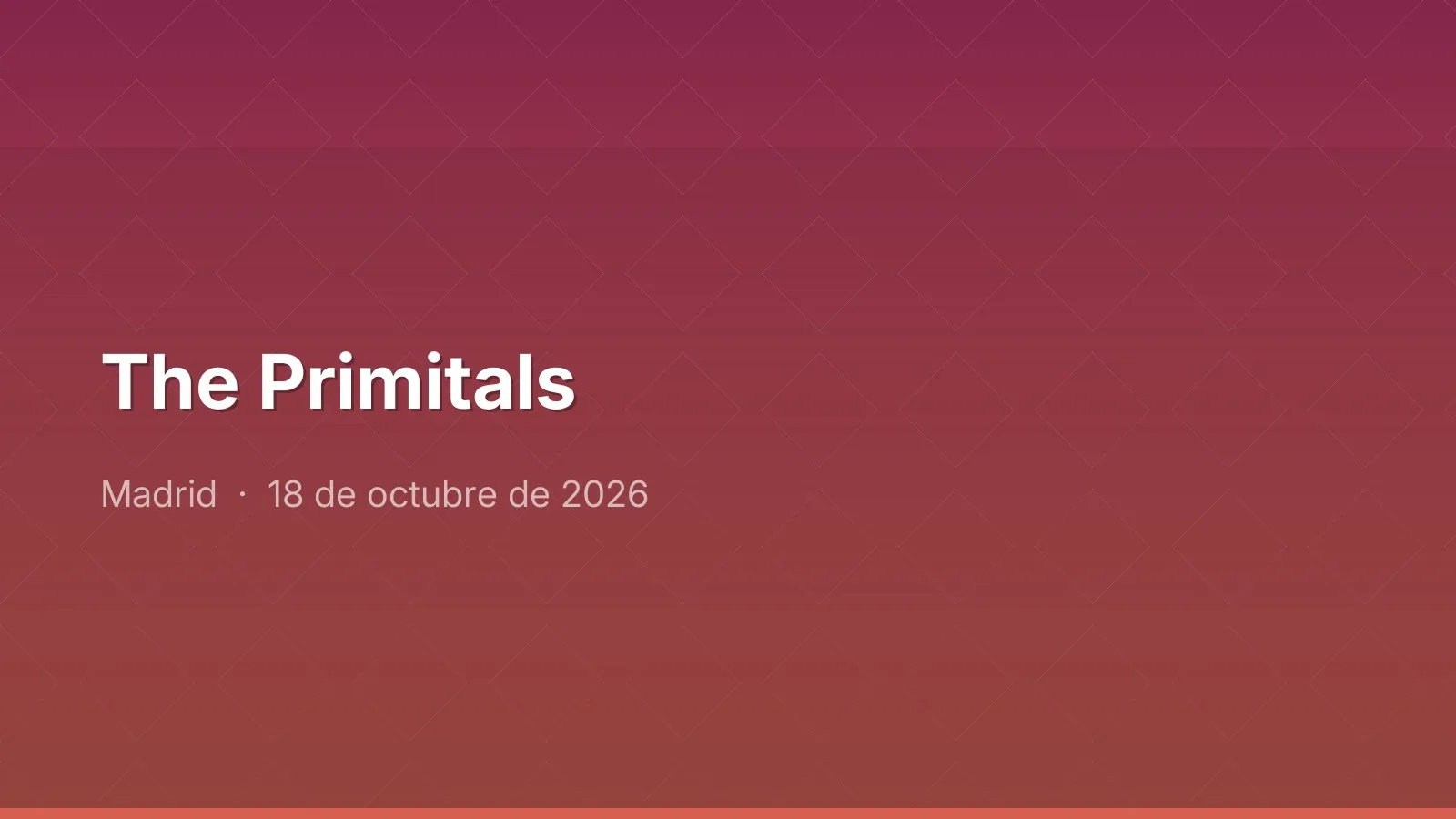 The Primitals
