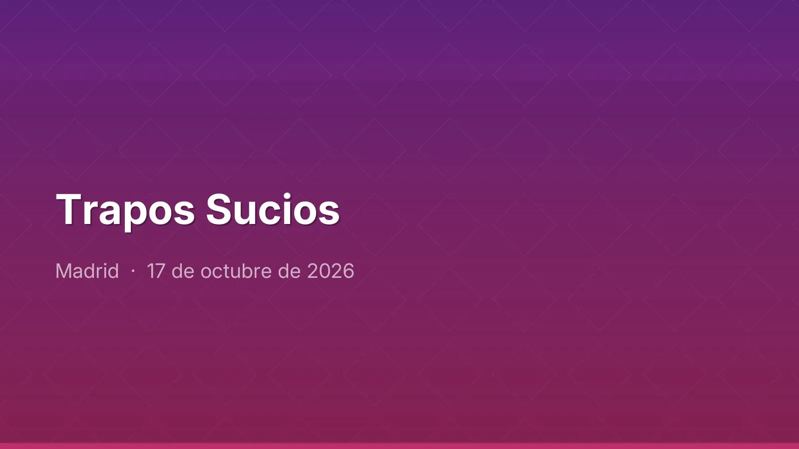 Trapos Sucios