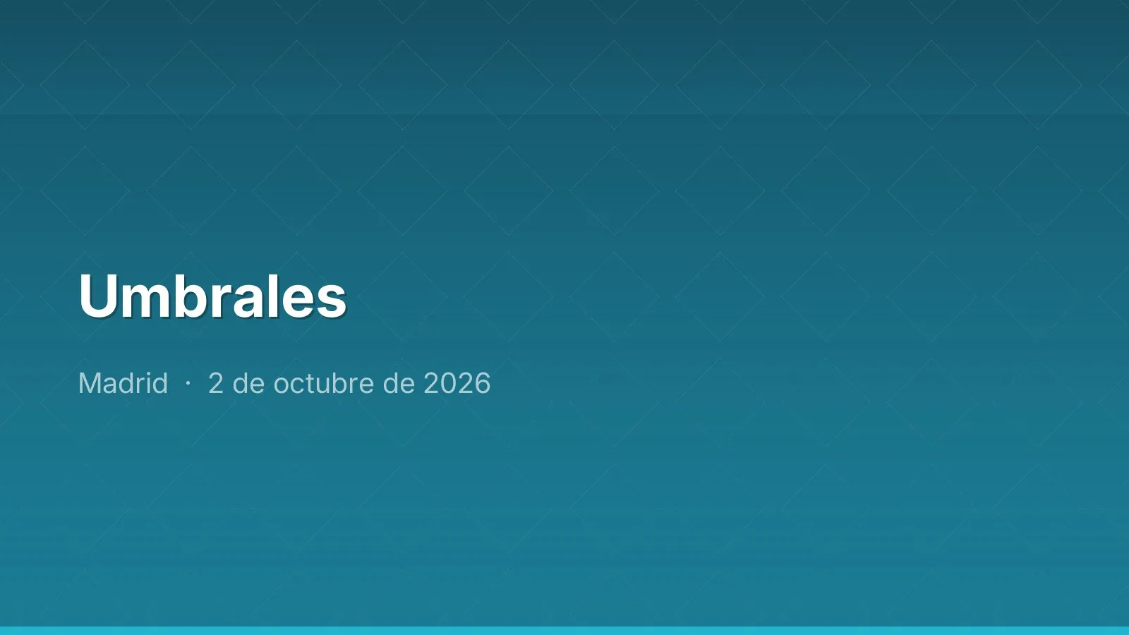 Umbrales