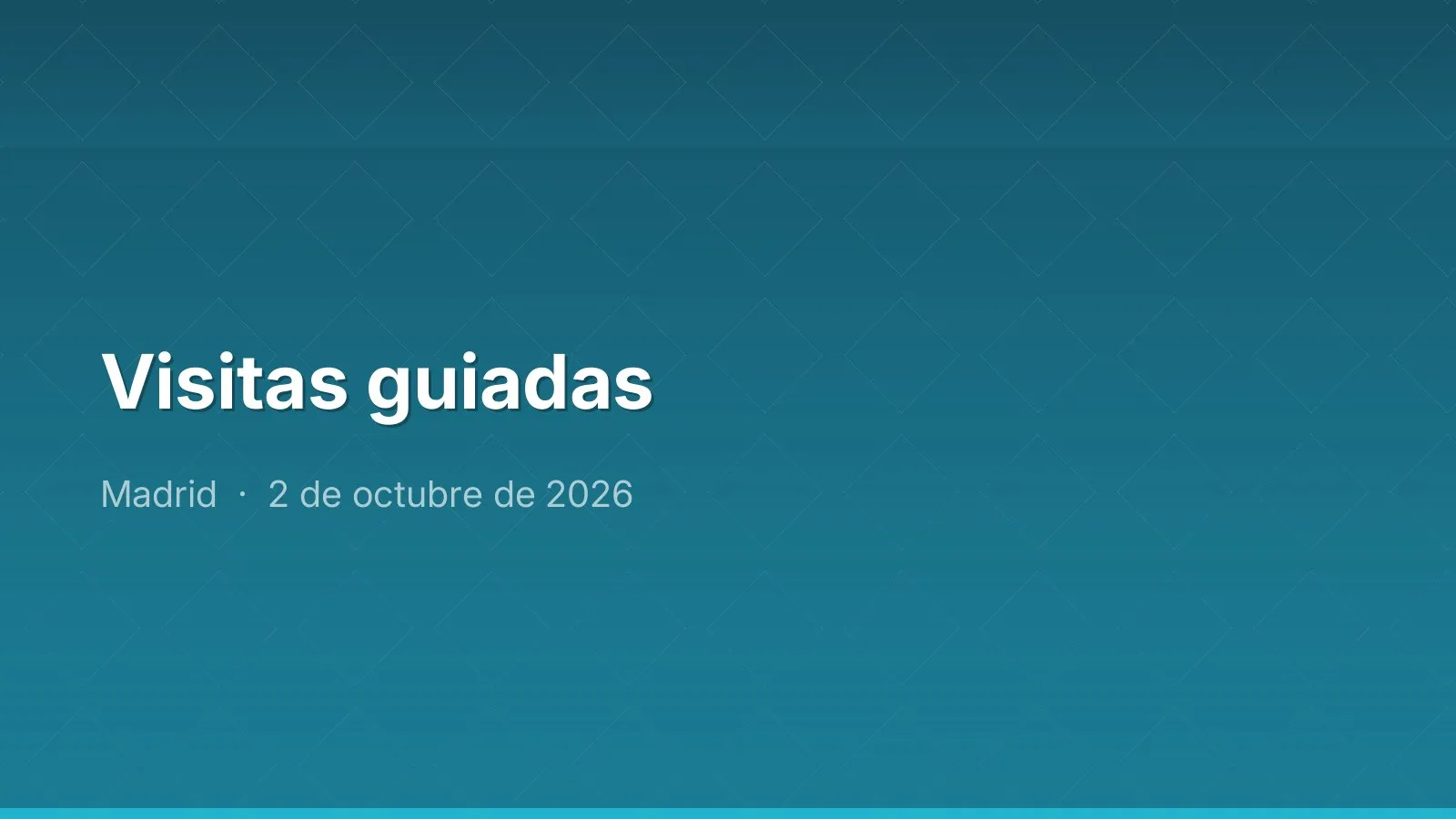 Visitas guiadas