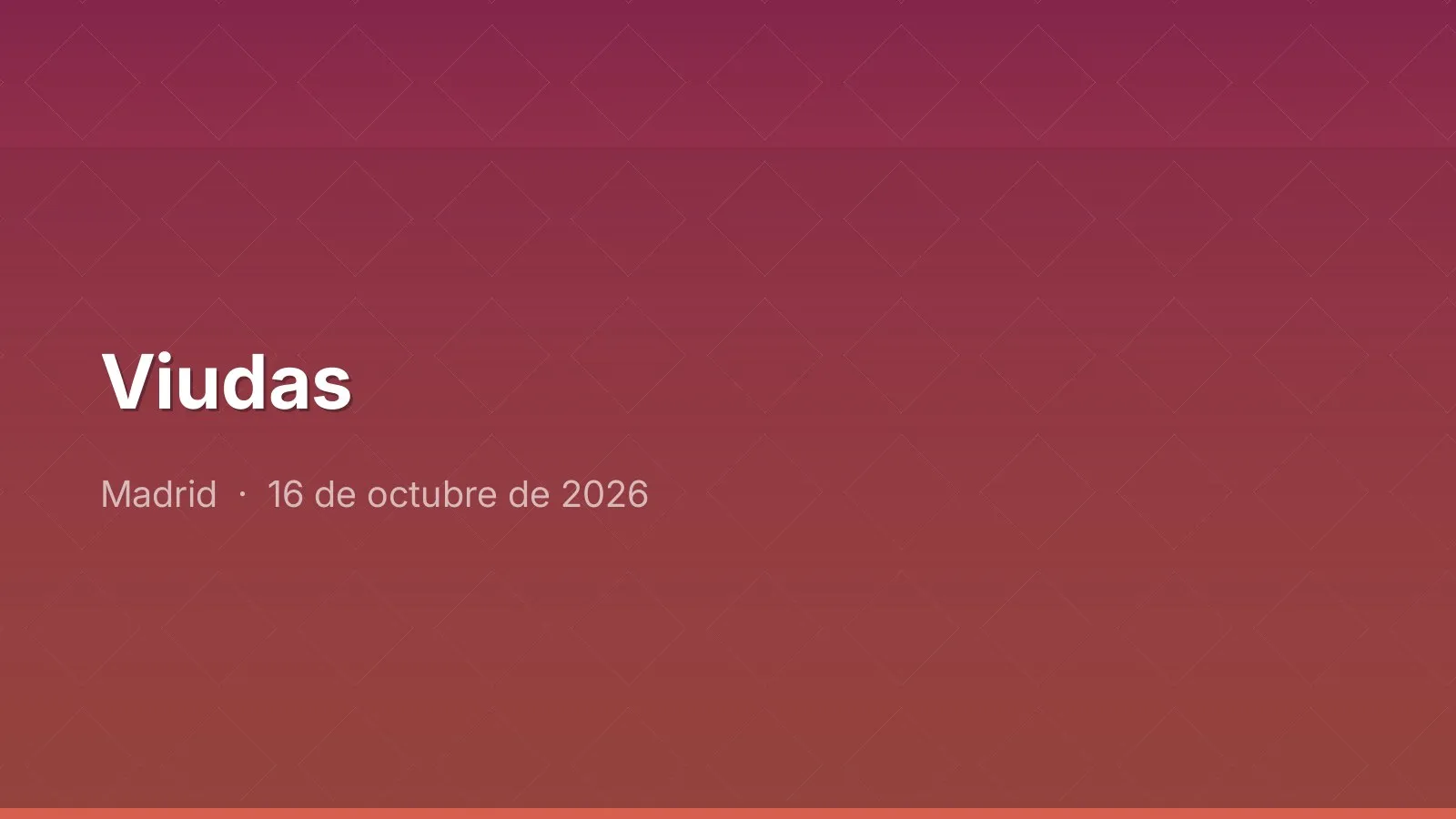 Viudas