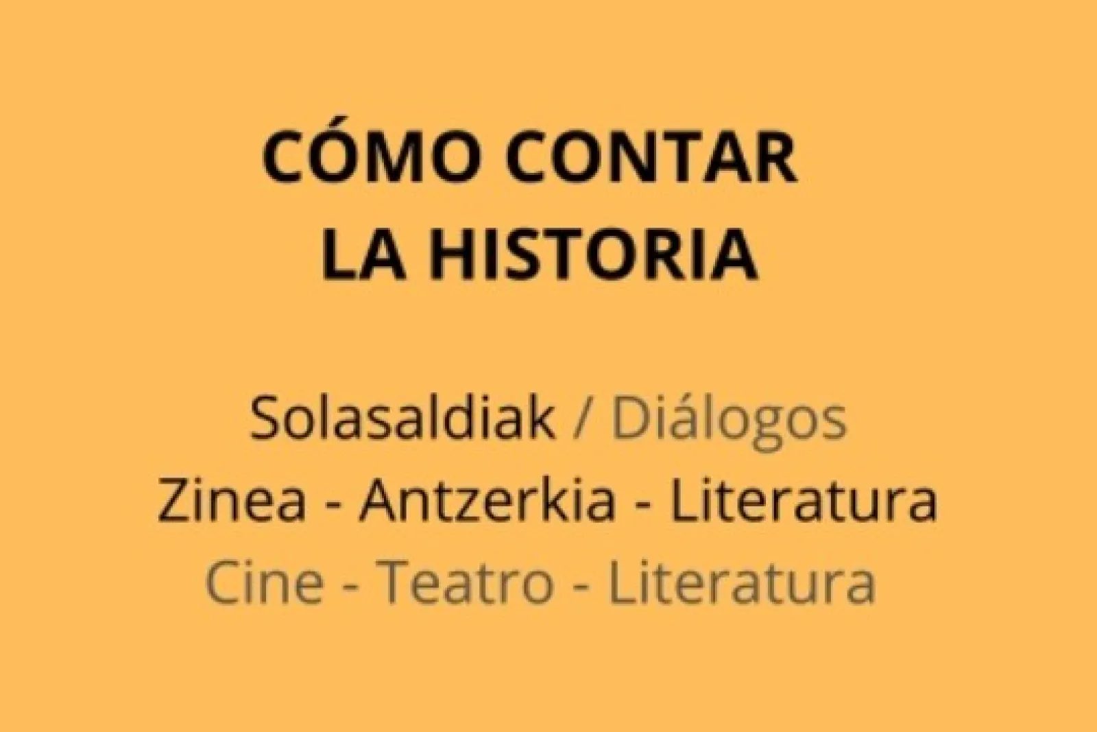Jornadas Cómo contar la Historia 2026: "La Historia llevada al cine"