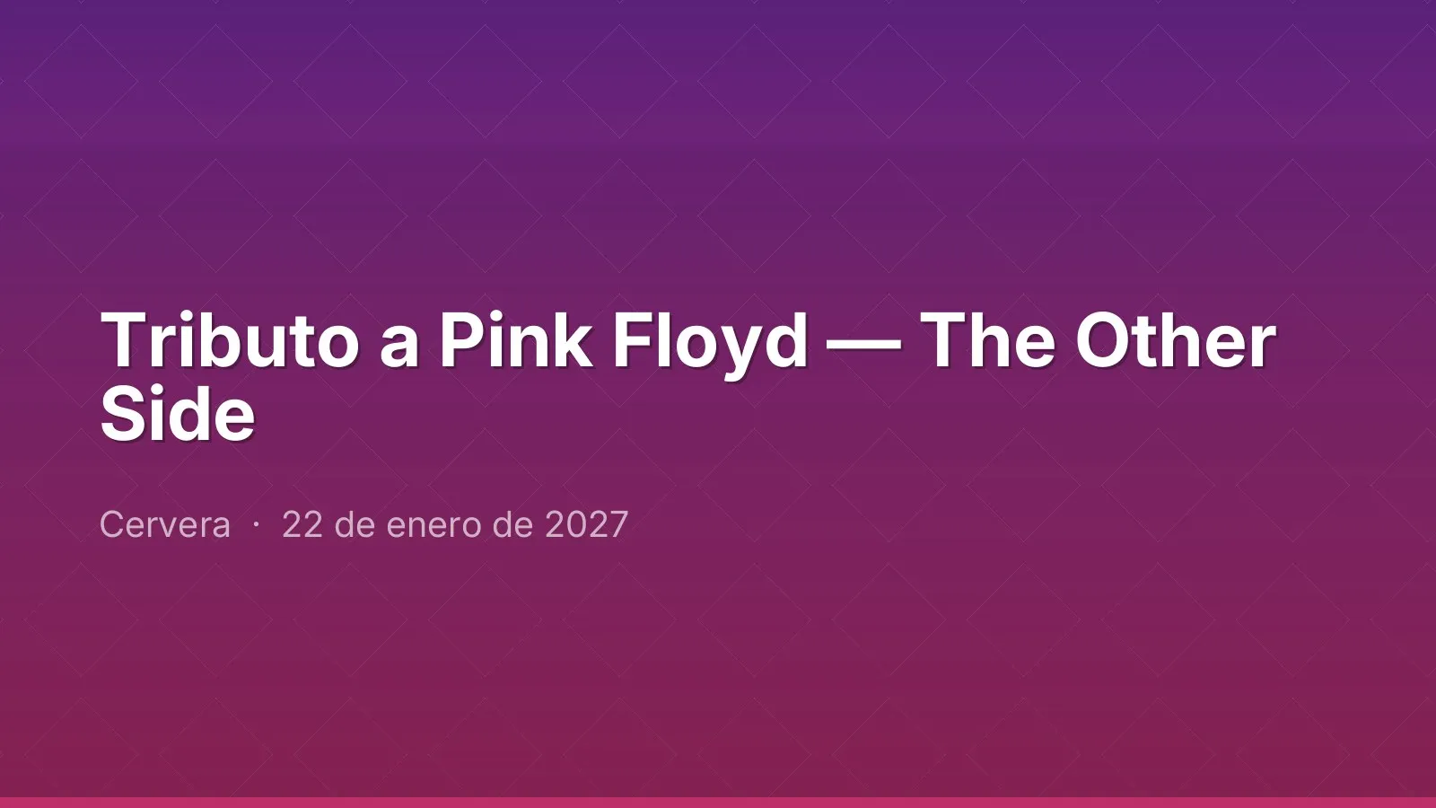 Tributo a Pink Floyd — The Other Side