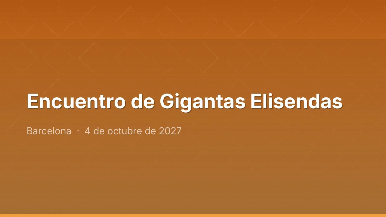 Gathering of Elisenda Giantesses