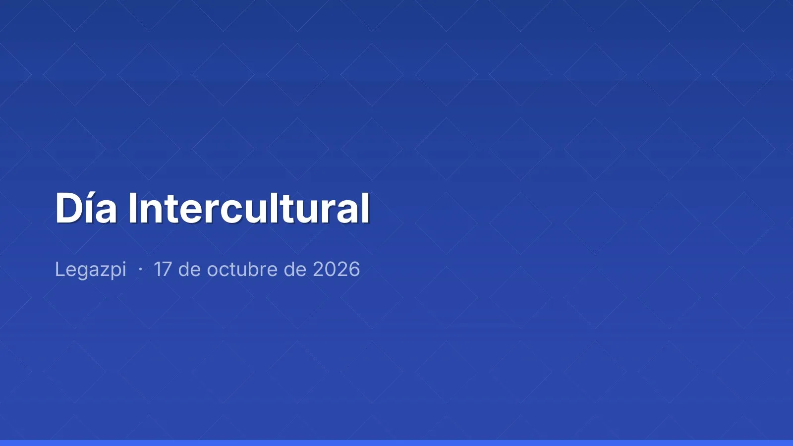 Día Intercultural