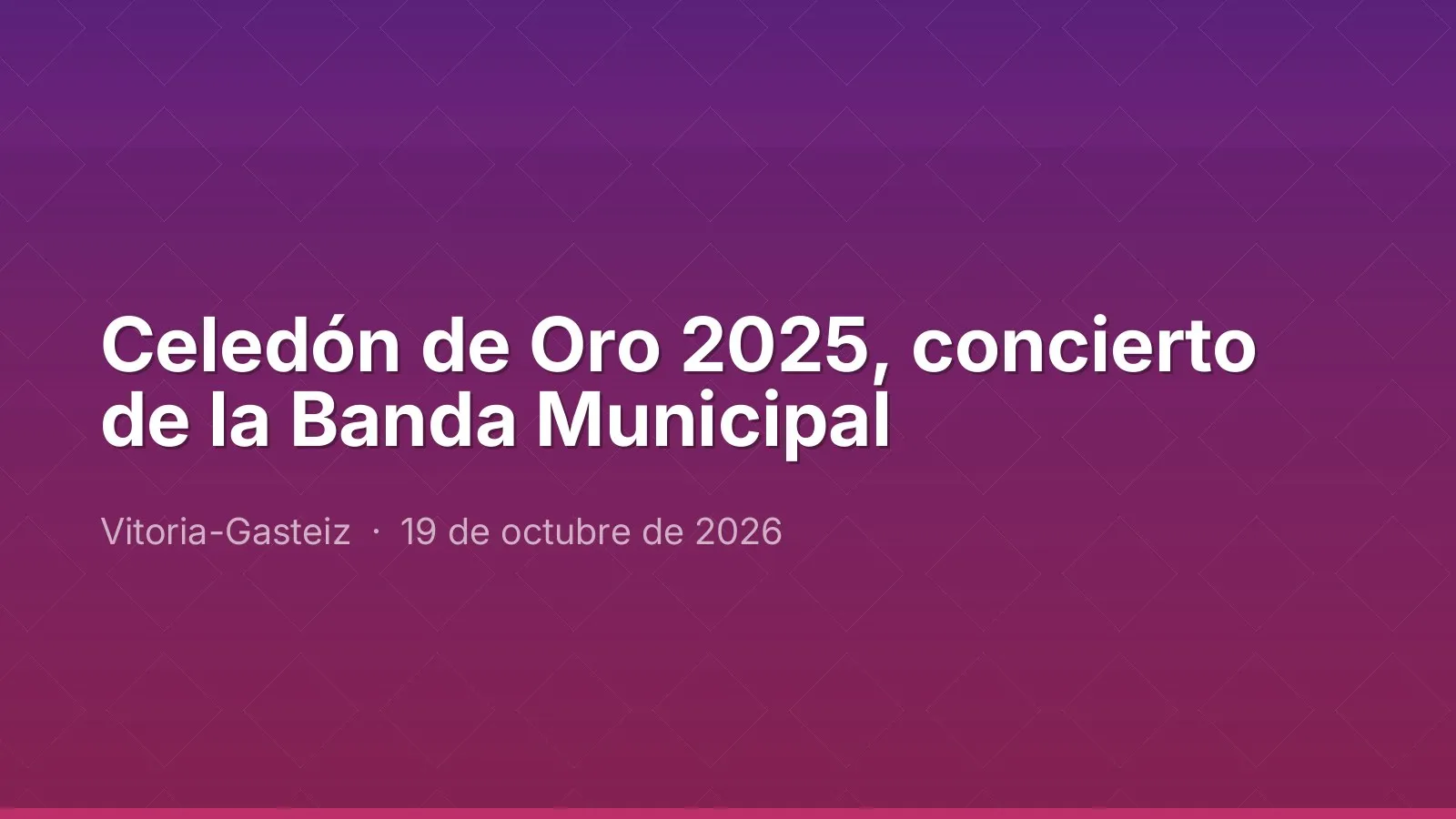 Celedón de Oro 2025, concierto de la Banda Municipal