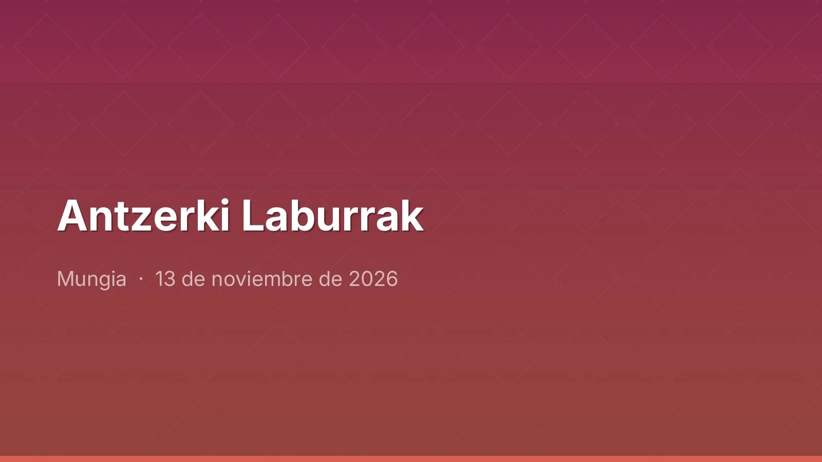 Antzerki Laburrak
