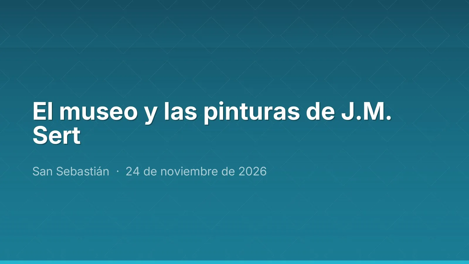 El museo y las pinturas de J.M. Sert