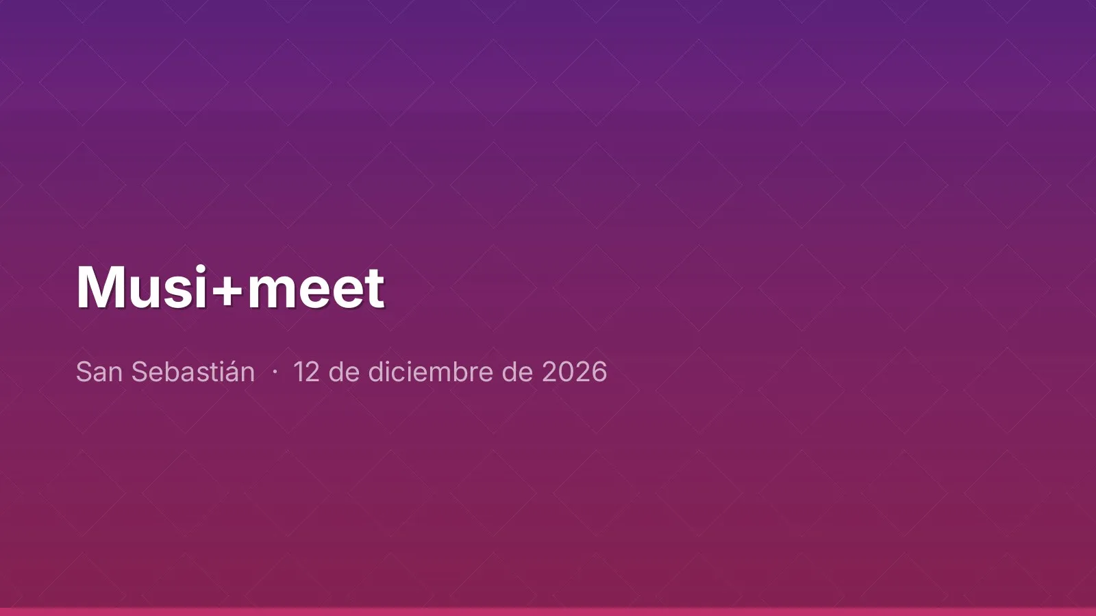 Musi+meet