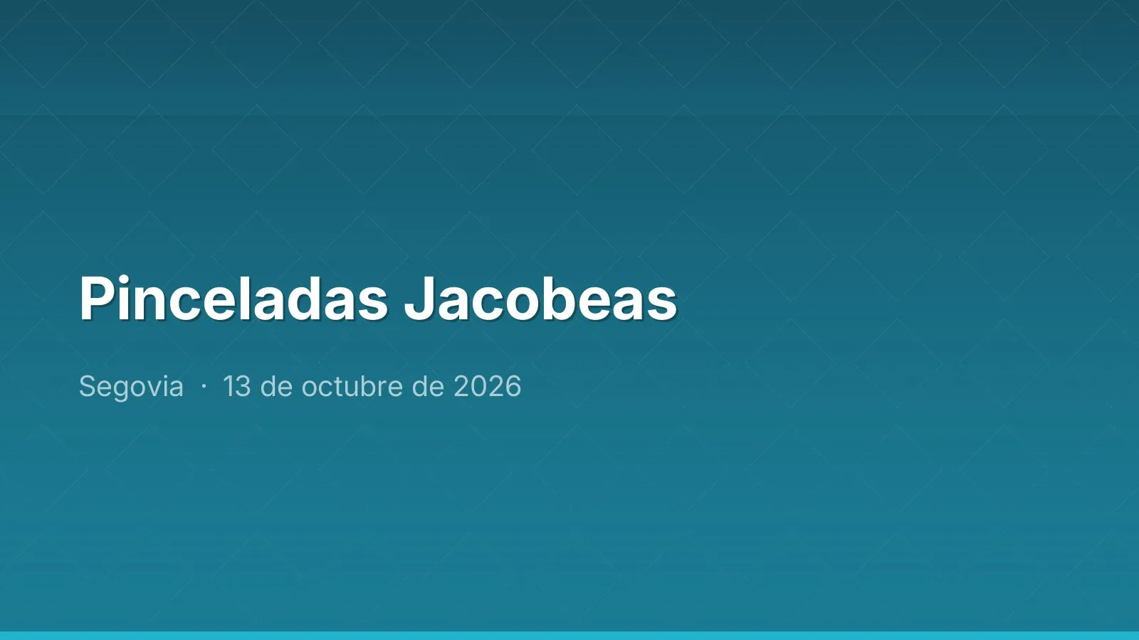 Pinceladas Jacobeas