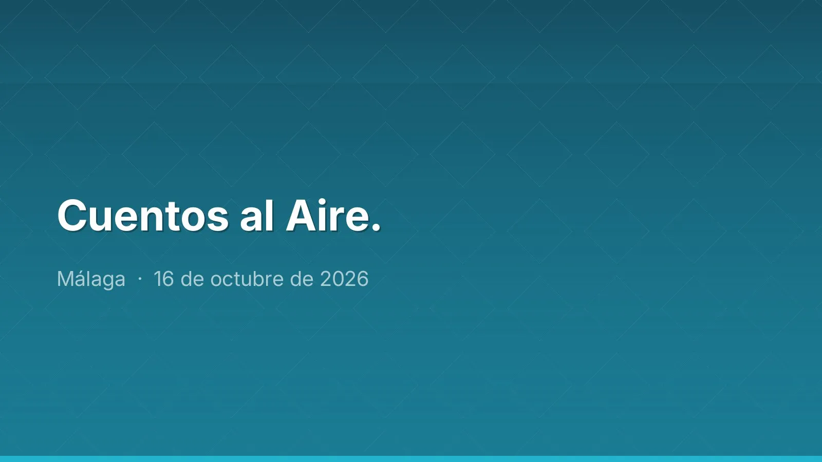 Cuentos al Aire.