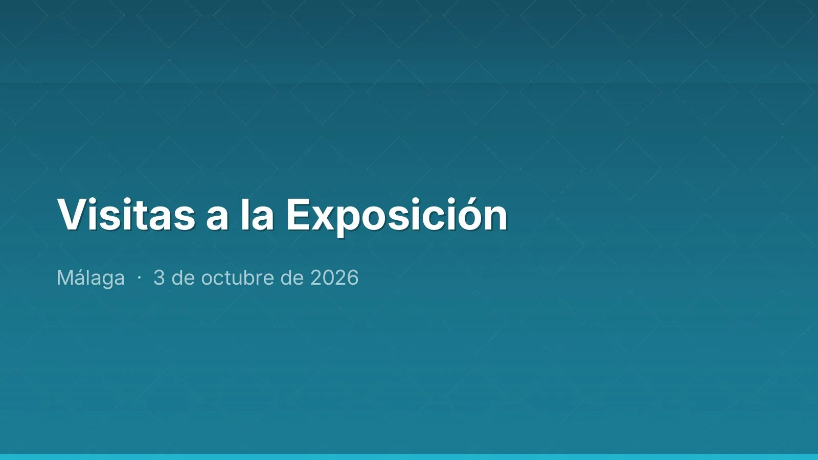 Visitas a la Exposición